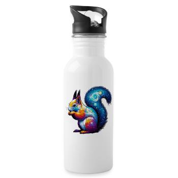 Squirrel - Water bottle with straw - white - Right