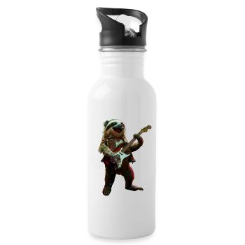 Sloth - Water bottle with straw - white - Right