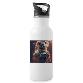 Koala - Water bottle with straw - white - Right