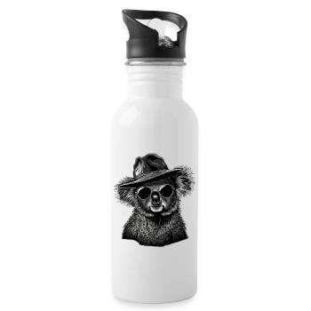 Koala - Water bottle with straw - white - Right