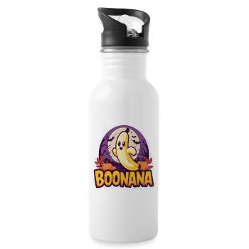 Halloween Boonana Halloween Geist - Trinkflasche mit integriertem Trinkhalm - Weiß - Rechts