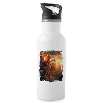 Kite - Water bottle with straw - white - Right