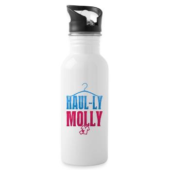 Thrift Shopper Haul-ly Molly Thrift Store - Water bottle with straw - white - Right