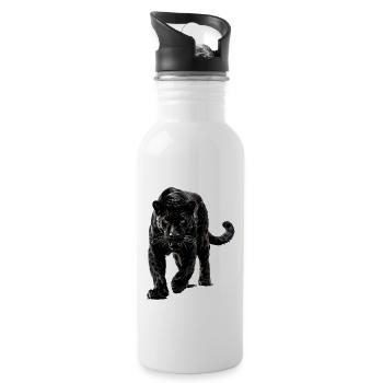 Panthers Panther - Water bottle with straw - white - Right