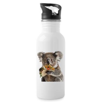 Koala - Water bottle with straw - white - Right