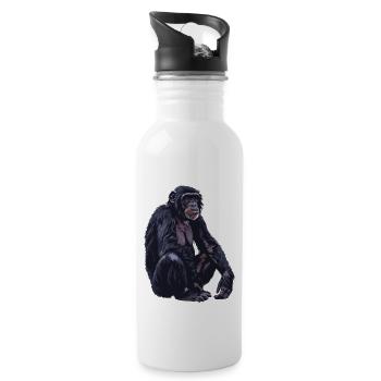 Bonobos Bonobo - Water bottle with straw - white - Right