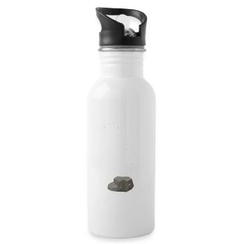 Rock Collector Geology Geologist - Trinkflasche mit integriertem Trinkhalm - Weiß - Rechts