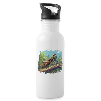 Grilling Grilling - Water bottle with straw - white - Right