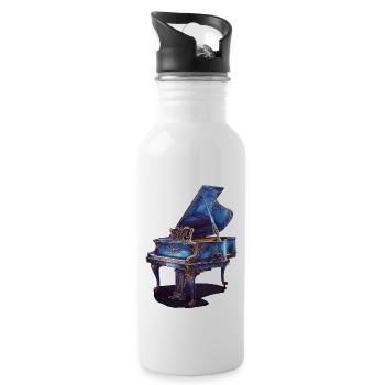 Piano - Water bottle with straw - white - Right