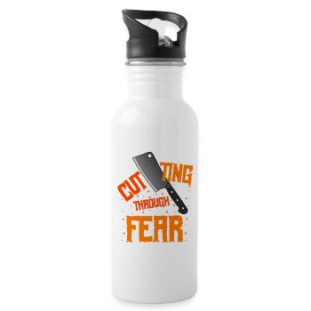 Halloween butcher Halloween butcher - Water bottle with straw - white - Right