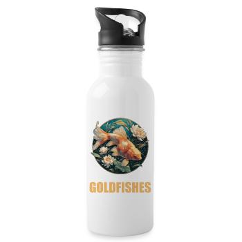 Goldfish Goldfish - Water bottle with straw - white - Right