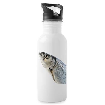Tarpon - Trinkflasche mit integriertem Trinkhalm - Weiß - Rechts