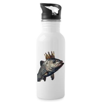 Tarpon - Trinkflasche mit integriertem Trinkhalm - Weiß - Rechts