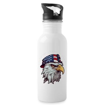 Presidents' Day - Water bottle with straw - white - Right