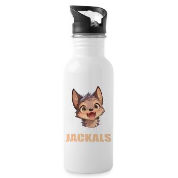 Jackals Jackal - Water bottle with straw - white - Right