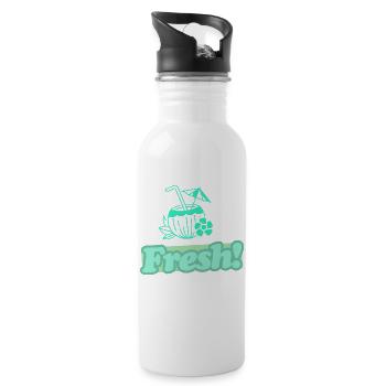 Fresh! 3.0 - Water bottle with straw - white - Right
