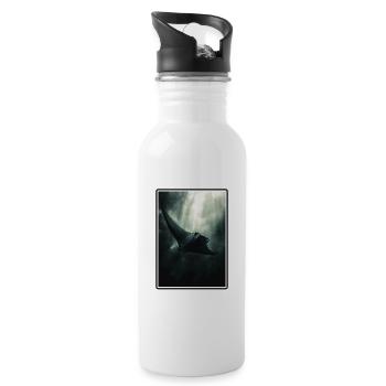 Manta Rays Manta Rays - Water bottle with straw - white - Right