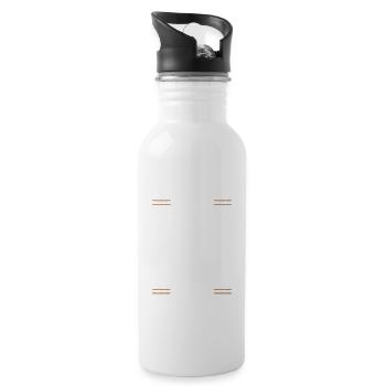 Volleyball Team - Water bottle with straw - white - Right
