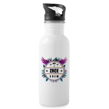 Zrce Crew Tropical - Gourde avec paille intégrée - blanc - Droite