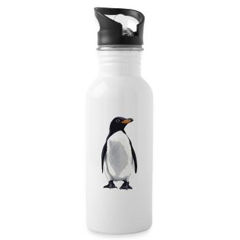 Penguins Penguin - Water bottle with straw - white - Right