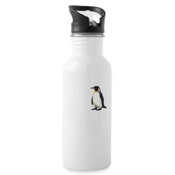 Pingouins Pingouin - Gourde avec paille intégrée - blanc - Droite
