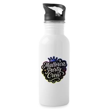 Majorque Party Crew Crown - Gourde avec paille intégrée - blanc - Droite