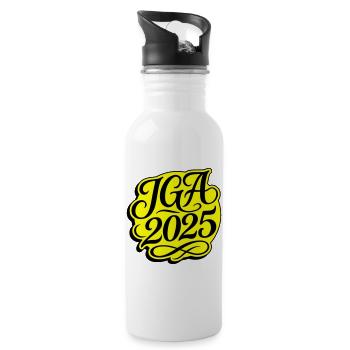 Jga 2025 Bachelor Party - Water bottle with straw - white - Right