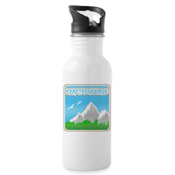 Mountaineering Kraetke Mountains - Water bottle with straw - white - Right