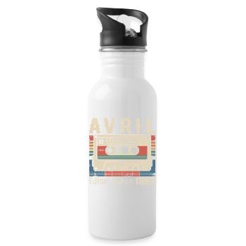 avril 1967 April 1967  - Gourde avec paille intégrée - blanc - Droite