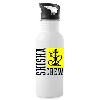 Shisha Crew - Water bottle with straw - white - Right