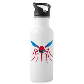 Mosquito, Mosquito, Insect, Evil - Water bottle with straw - white - Right