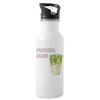 Graphique Matcha Club Latte - Gourde avec paille intégrée - blanc - Droite