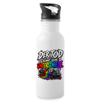 Trinkflasche mit integriertem Trinkhalm