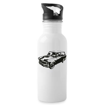  601 Kombi Trabi - Trinkflasche mit integriertem Trinkhalm - Weiß - Rechts