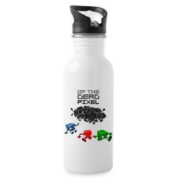 dead pixel - Water bottle with straw - white - Right