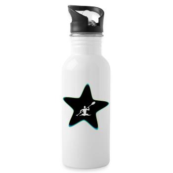 Star de kayak - Gourde avec paille intégrée - blanc - Droite