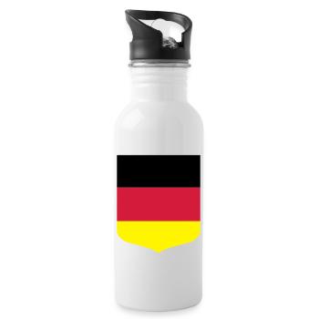 Allemagne - Gourde avec paille intégrée - blanc - Droite
