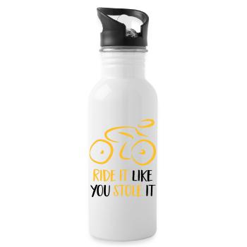 Fahrrad - Water bottle with straw - white - Right
