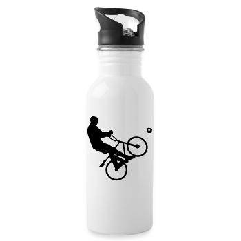 Cycle ball - Water bottle with straw - white - Right