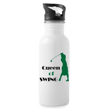 golf - Water bottle with straw - white - Right