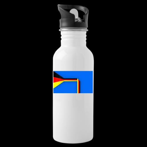 Deutschland Weltmeisterschaft WM Geschenk - Trinkflasche mit integriertem Trinkhalm