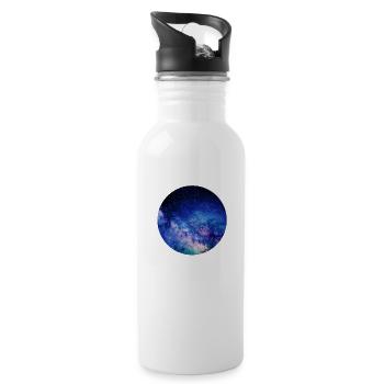 cosmos - Water bottle with straw - white - Right