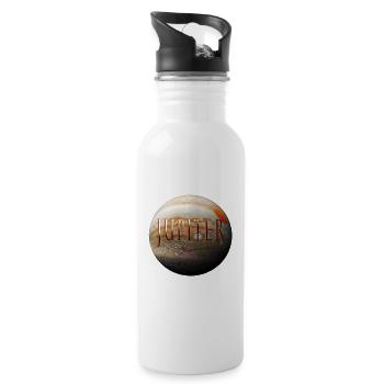 Jupiter - Gourde avec paille intégrée - blanc - Droite