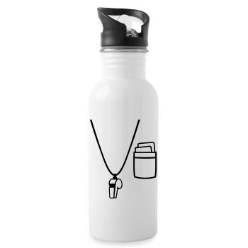 Referee - Water bottle with straw - white - Right