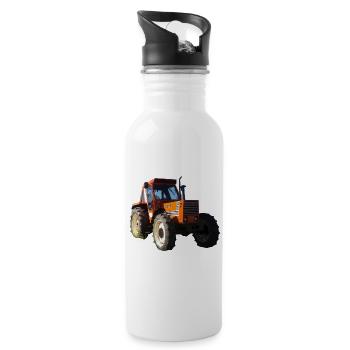 Orange 780 DT Traktor - Trinkflasche mit integriertem Trinkhalm - Weiß - Rechts