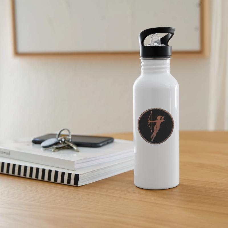 Celtic Archer Water bottle with straw