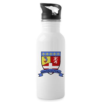 Rhônalpine - Water bottle with straw - white - Right