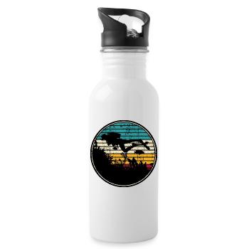 Diving scuba - Water bottle with straw - white - Right