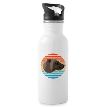 Wolverine - Water bottle with straw - white - Right