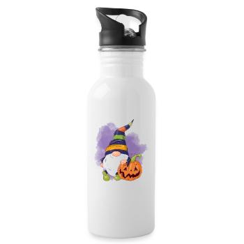 Halloween Elves - Water bottle with straw - white - Right